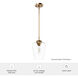 Vidria 1 Light 7.25 inch Alturas Gold Mini Pendant Ceiling Light