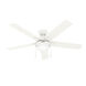 Zeal 52 inch Matte White Ceiling Fan