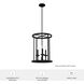 Briargrove 3 Light 15 inch Matte Black Foyer Pendant Ceiling Light