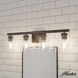 Hartland 4 Light 31 inch Noble Bronze Vanity Light Wall Light, Large