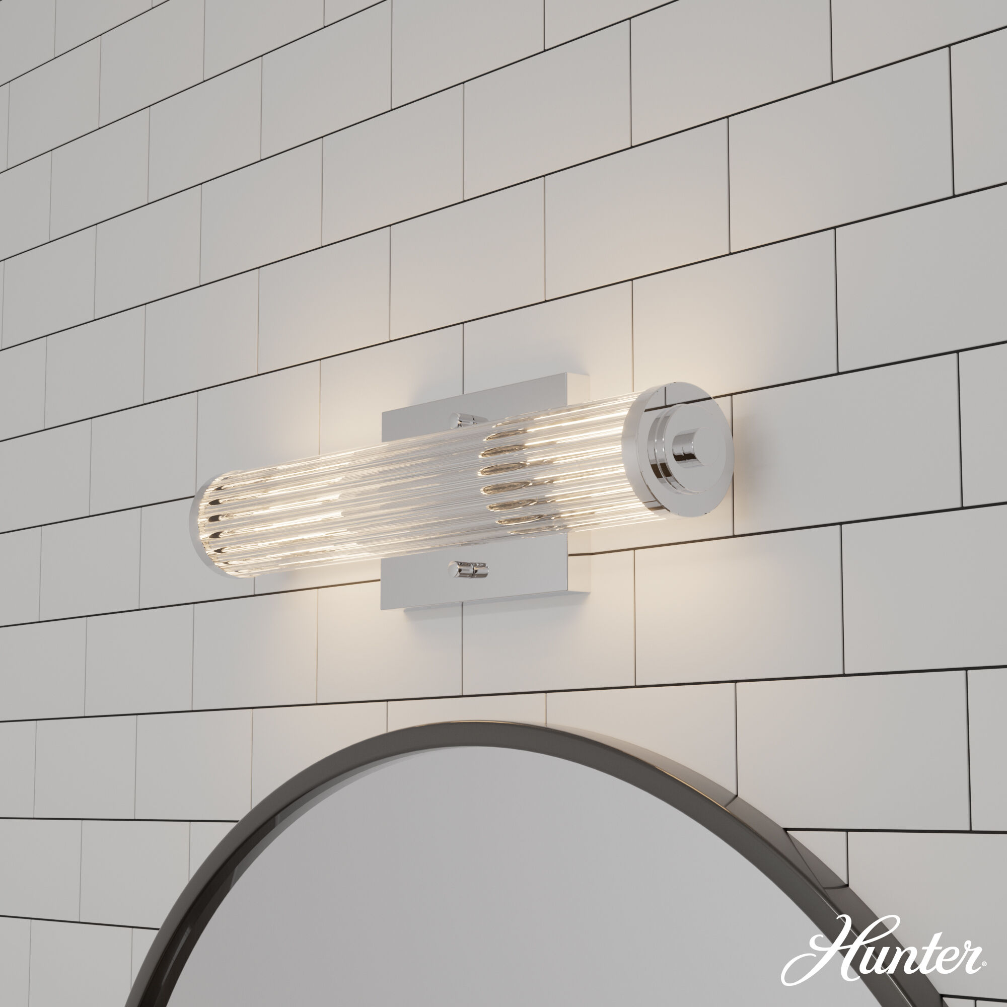 Holly Grove 2 Light 18 inch Chrome Vanity Light Wall Light, Small