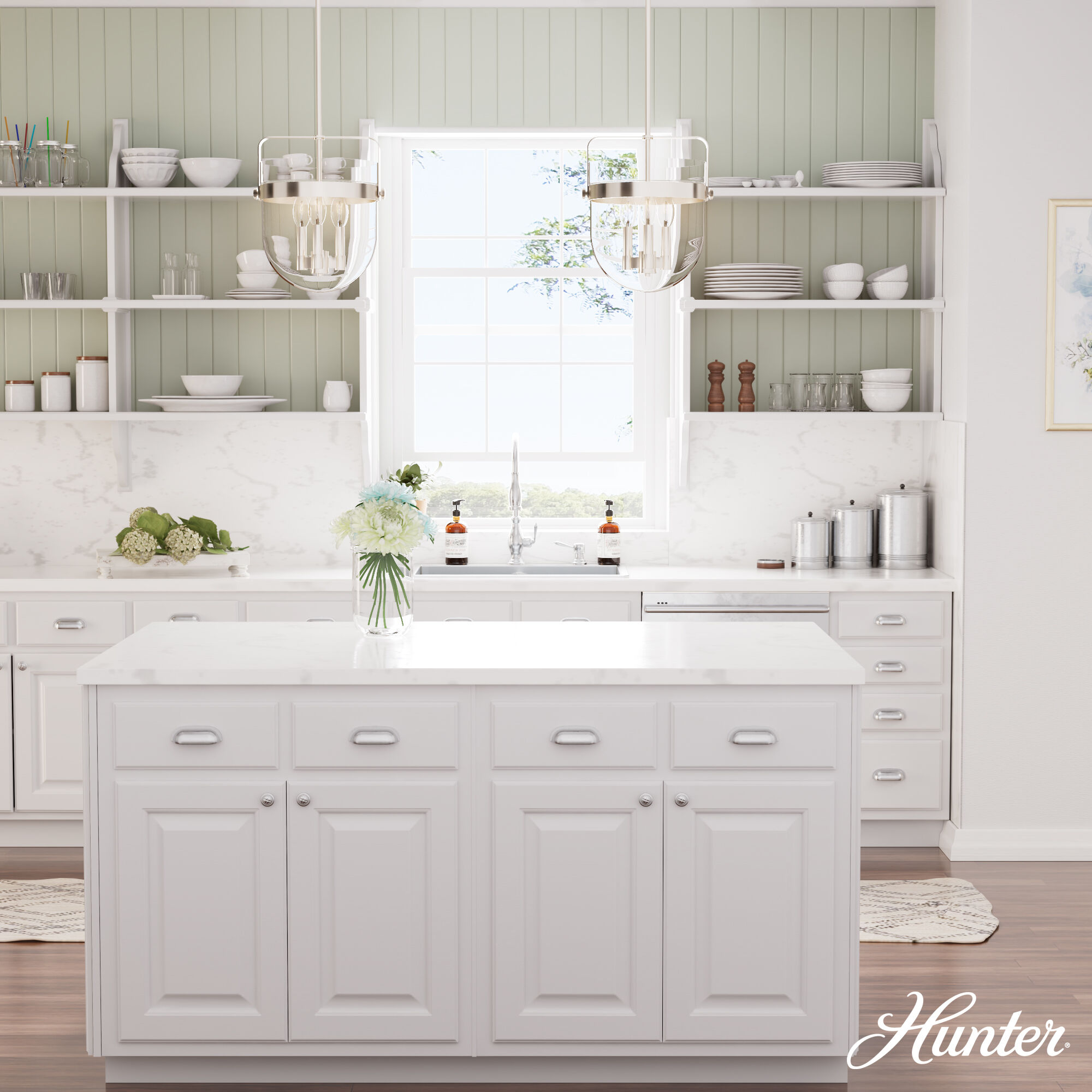 Karloff 3 Light 11.75 inch Brushed Nickel Pendant Ceiling Light