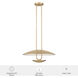 Sunset Ridge 18 inch Luxe Gold Pendant Ceiling Light, Large