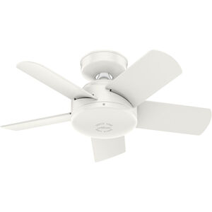 Omnia 30 inch Fresh White Outdoor Ceiling Fan