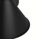 Cassius 1 Light 13.5 inch Matte Black Outdoor Wall Light, Medium