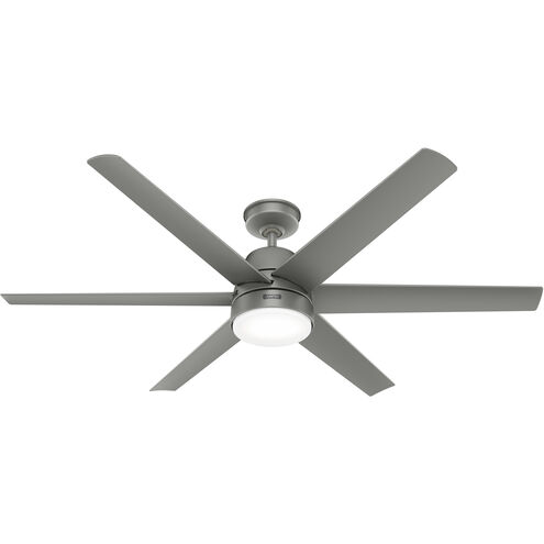 Skysail 60 inch Matte Silver Outdoor Ceiling Fan