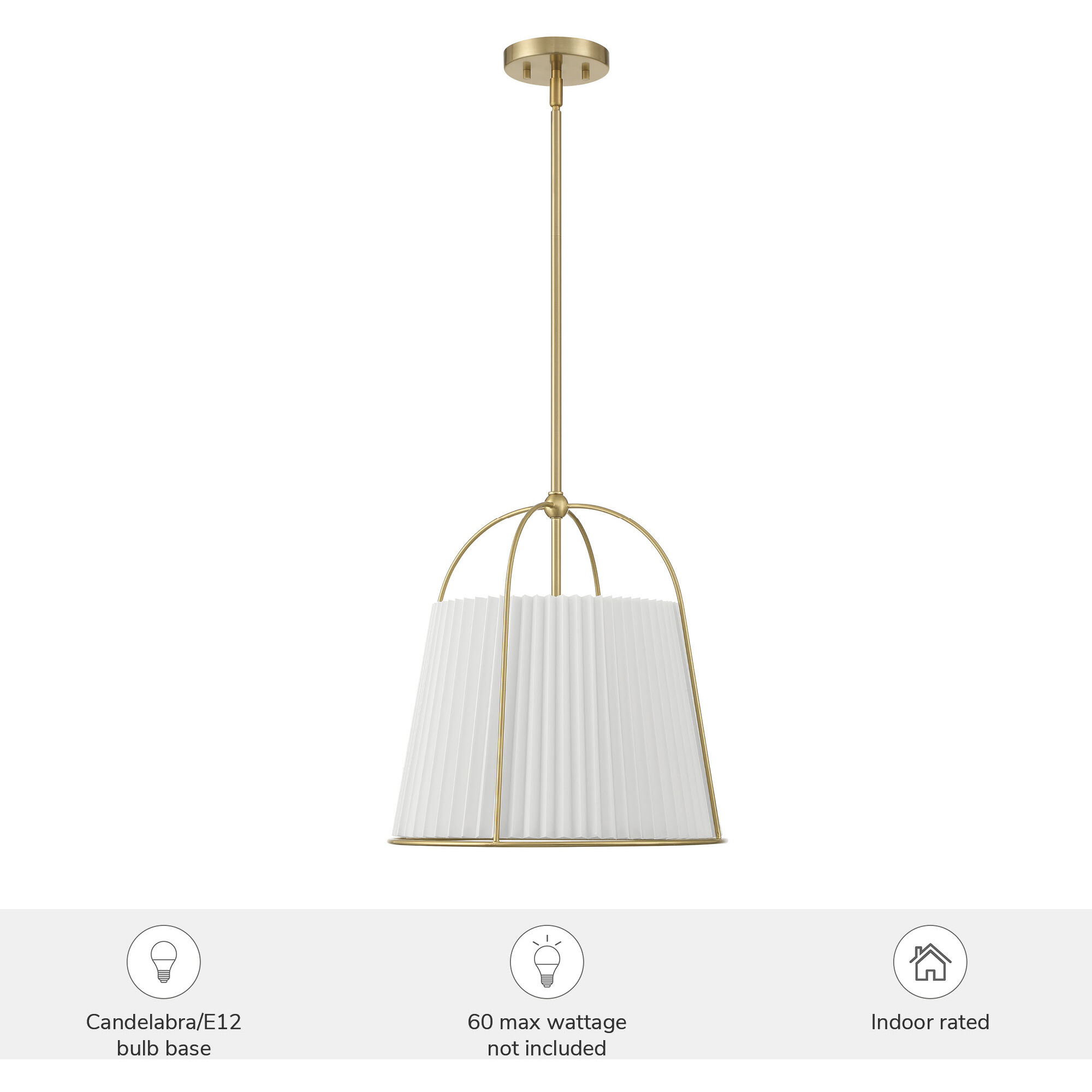 Atmore 3 Light 15 inch Alturas Gold Pendant Ceiling Light, Large