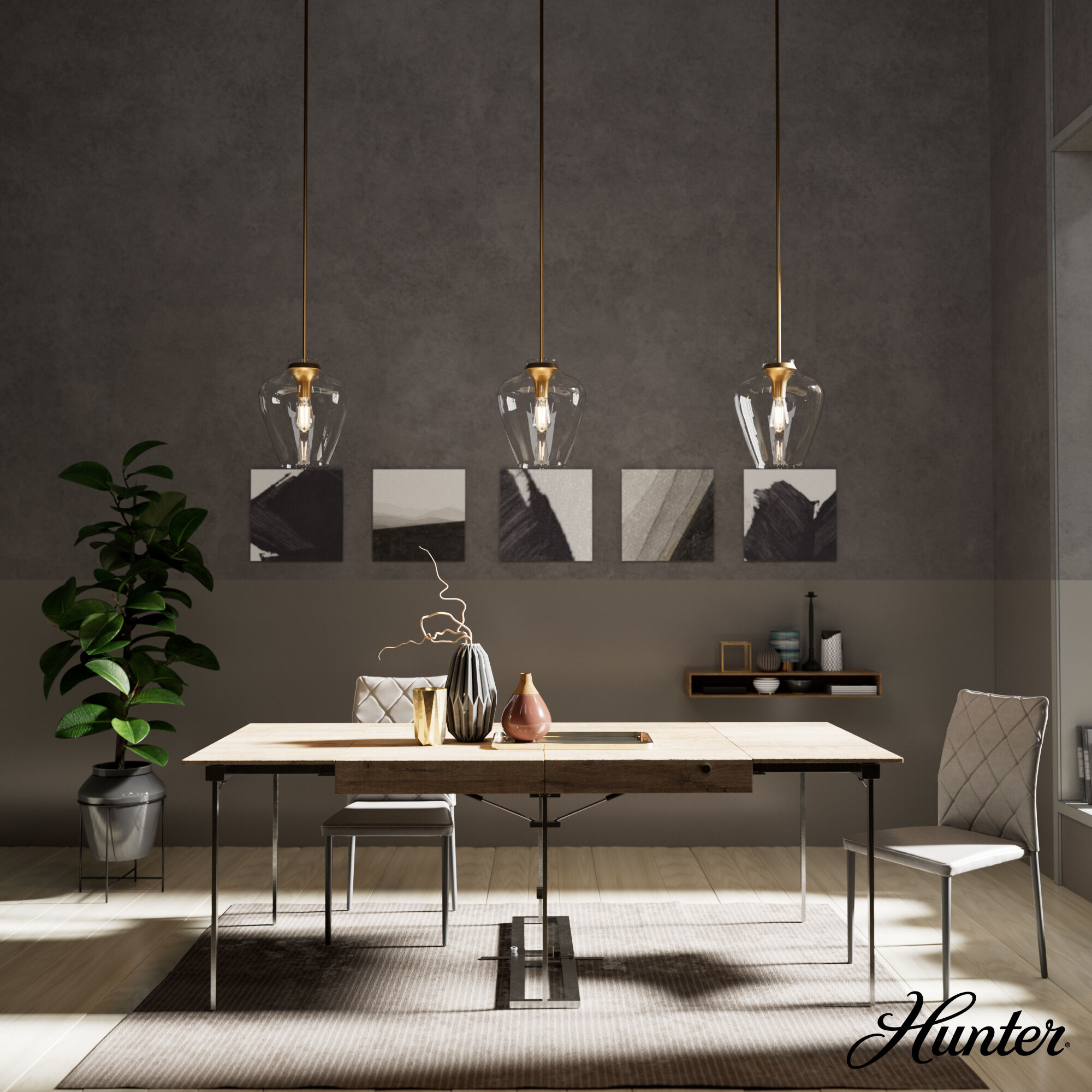 Vidria 1 Light 12 inch Alturas Gold Pendant Ceiling Light, Medium