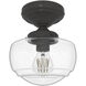 Saddle Creek 1 Light 7 inch Noble Bronze Semi Flush Mount Ceiling Light