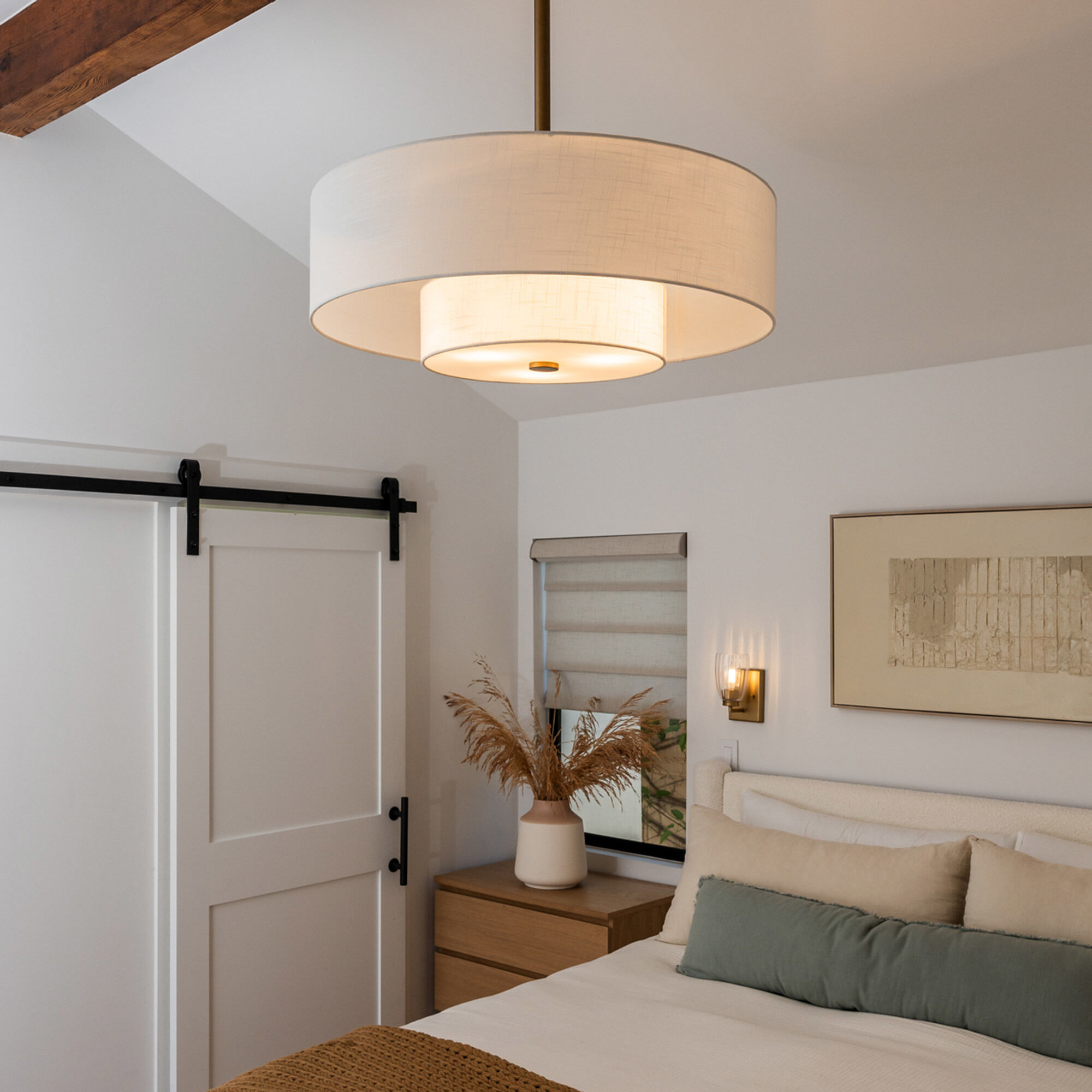 Brookside 30 inch Luxe Gold with Fresh White Blades Ceiling Fan