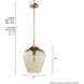 Vidria 1 Light 12 inch Alturas Gold Pendant Ceiling Light