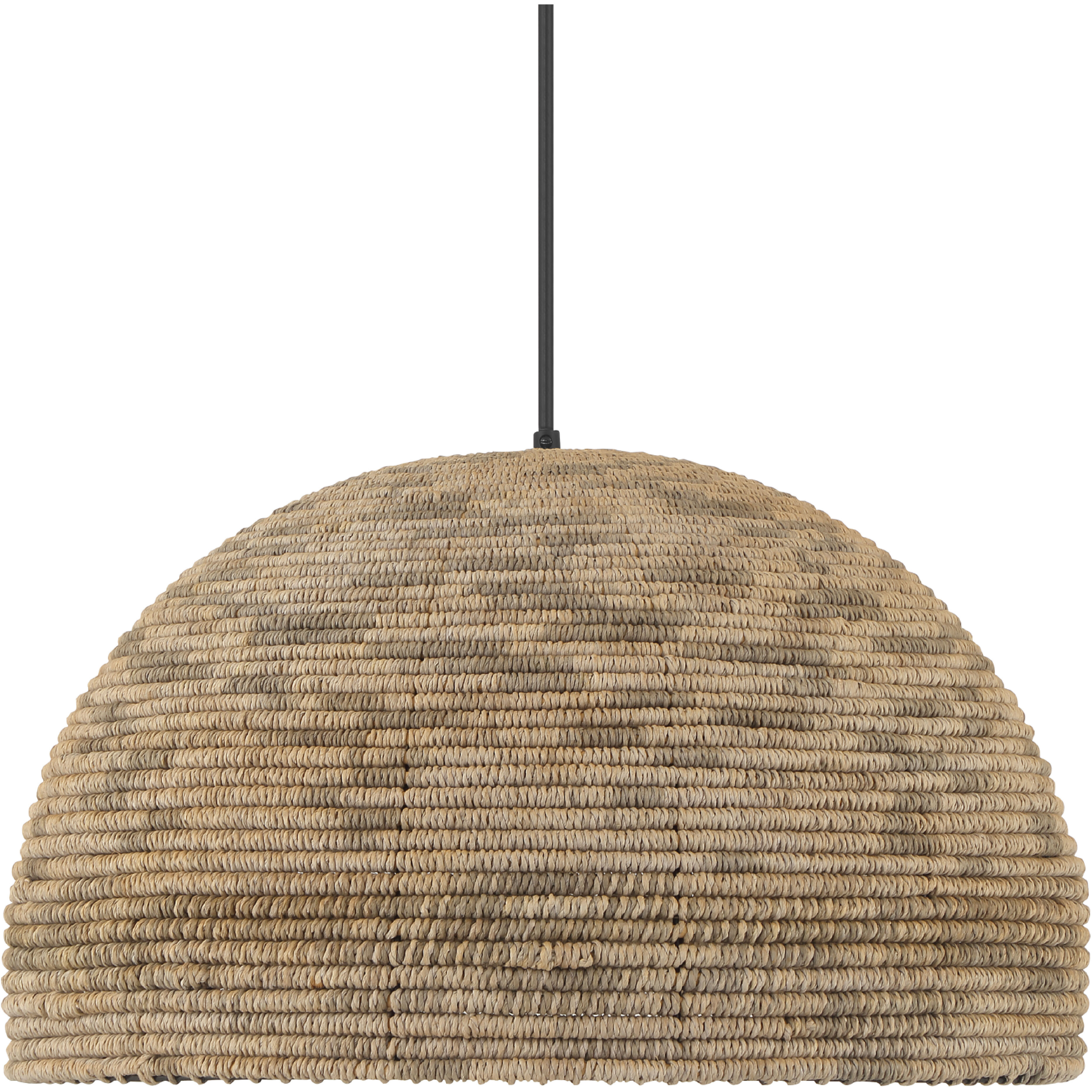 Hillmount 1 Light 22 inch Matte Black Pendant Ceiling Light, Large