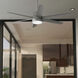 Skysail 60 inch Matte Silver Outdoor Ceiling Fan