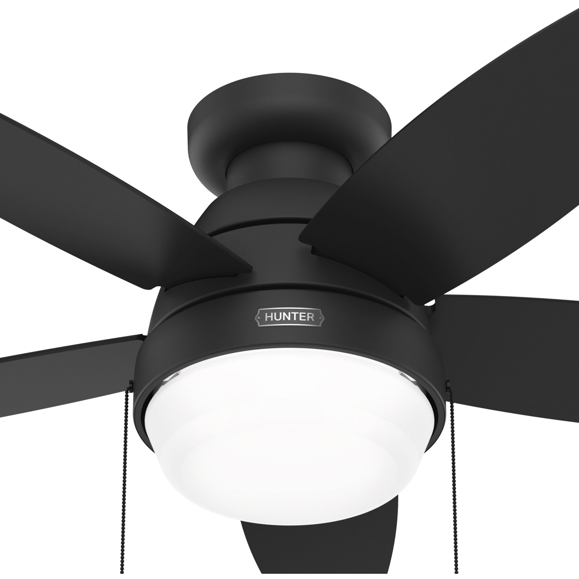 Lilliana 44 inch Matte Black Ceiling Fan