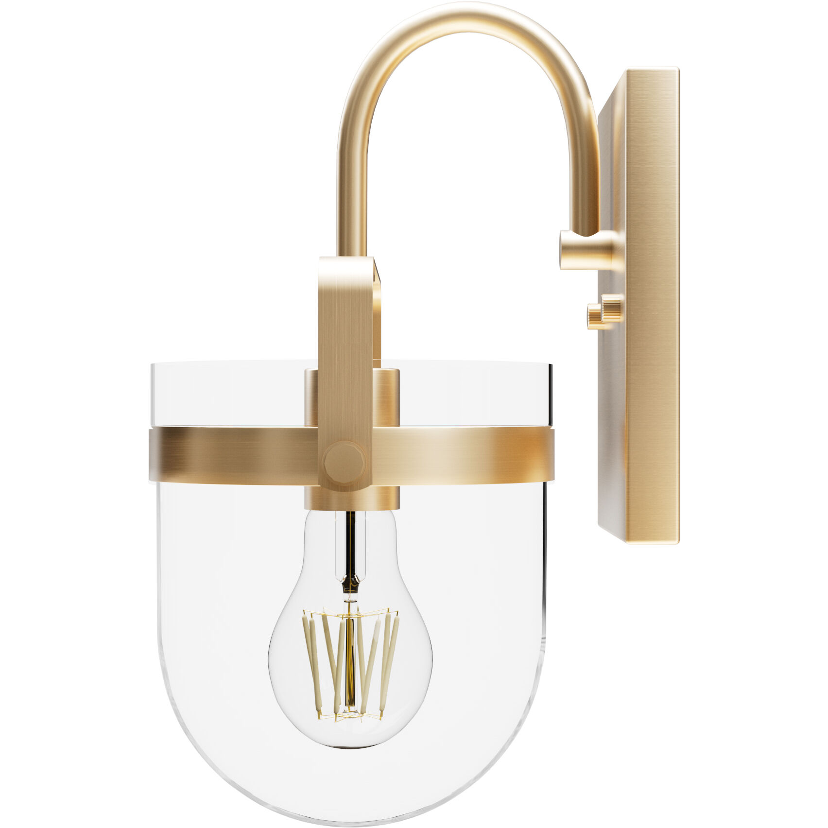 Karloff 1 Light 7.5 inch Alturas Gold Wall Sconce Wall Light