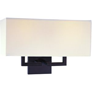Sconces 2 Light 16 inch Bronze Wall Sconce Wall Light in Incandescent