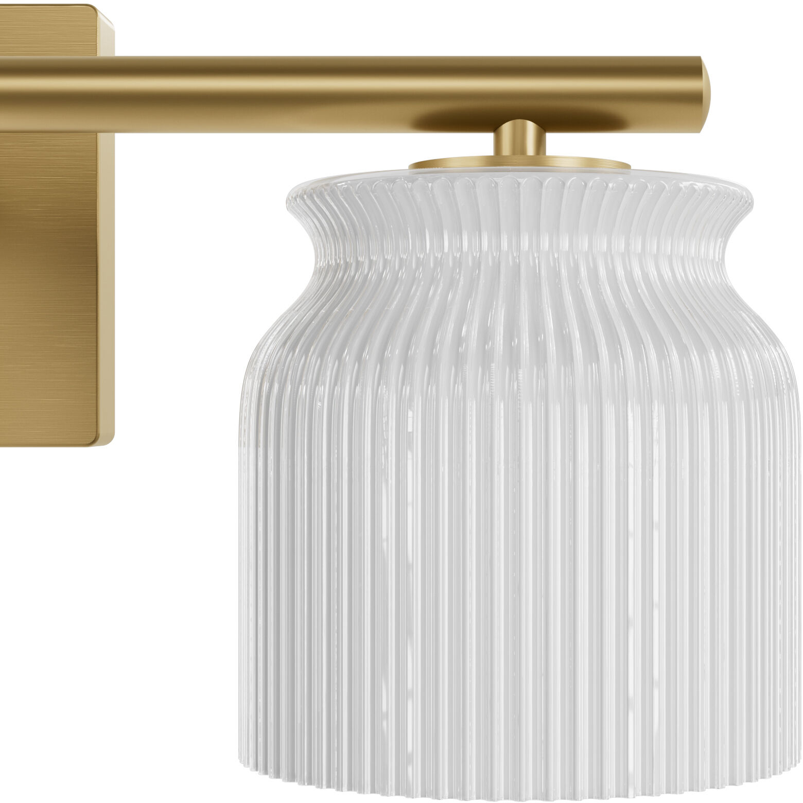 Harlowe 3 Light 22 inch Luxe Gold Bathroom Vanity Sconce Wall Light, Medium