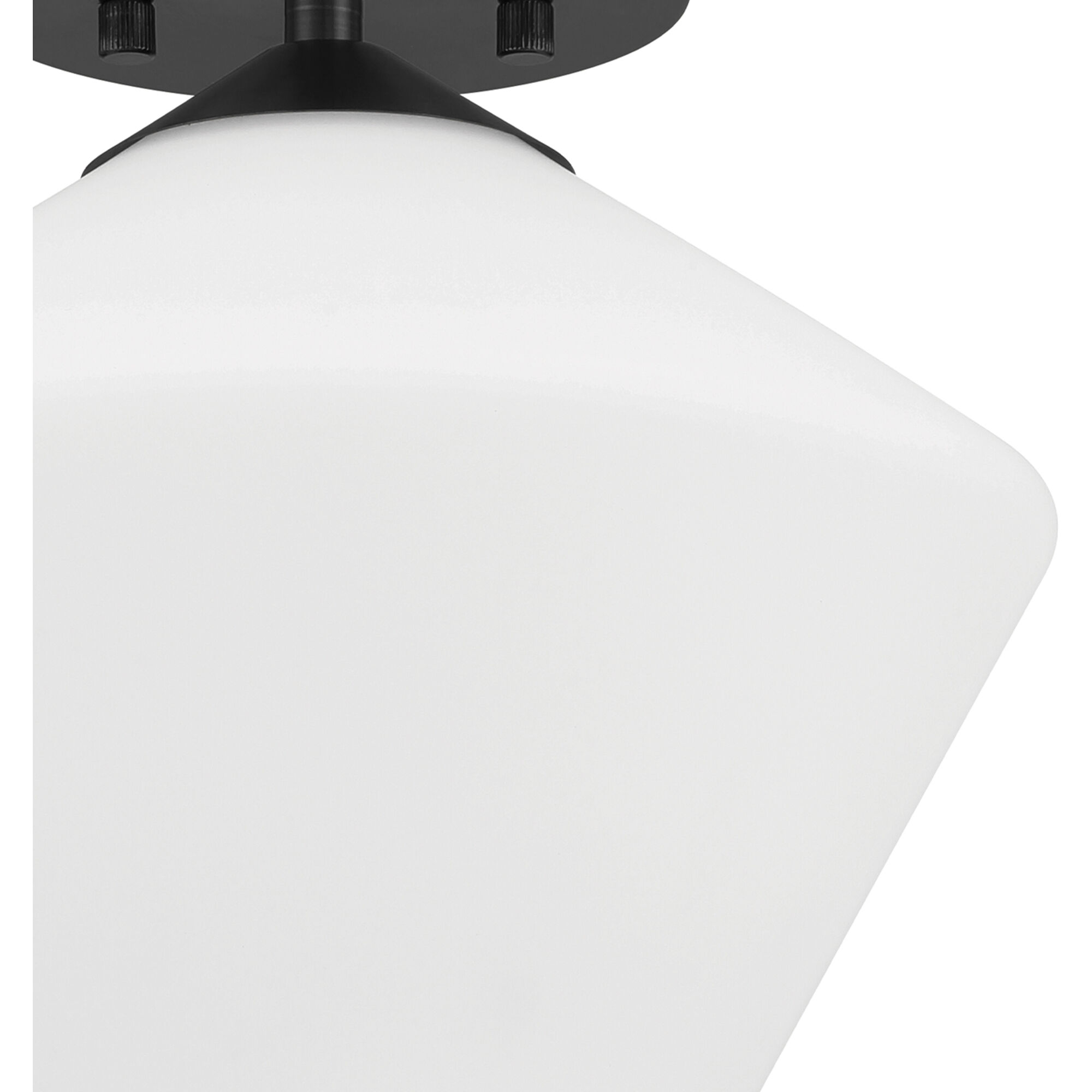 Celestial Valley 1 Light 10 inch Matte Black Flush Mount Ceiling Light, Small