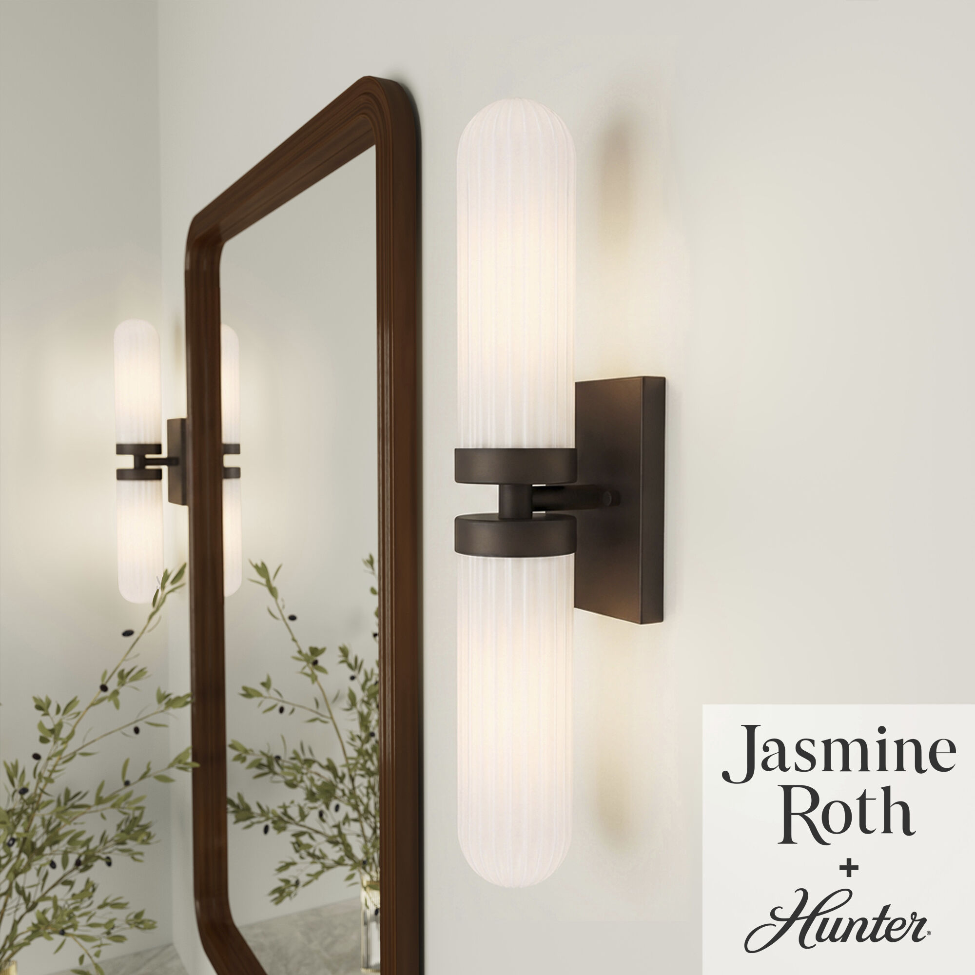 Beverly Glen 2 Light 23 inch Matte Bronze Bath Vanity Wall Light, Medium