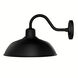 Mill Valley 1 Light 10.6 inch Matte Black and White Outdoor Wall Light, Medium