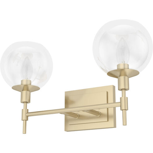 Xidane 2 Light 18 inch Alturas Gold Vanity Light Wall Light