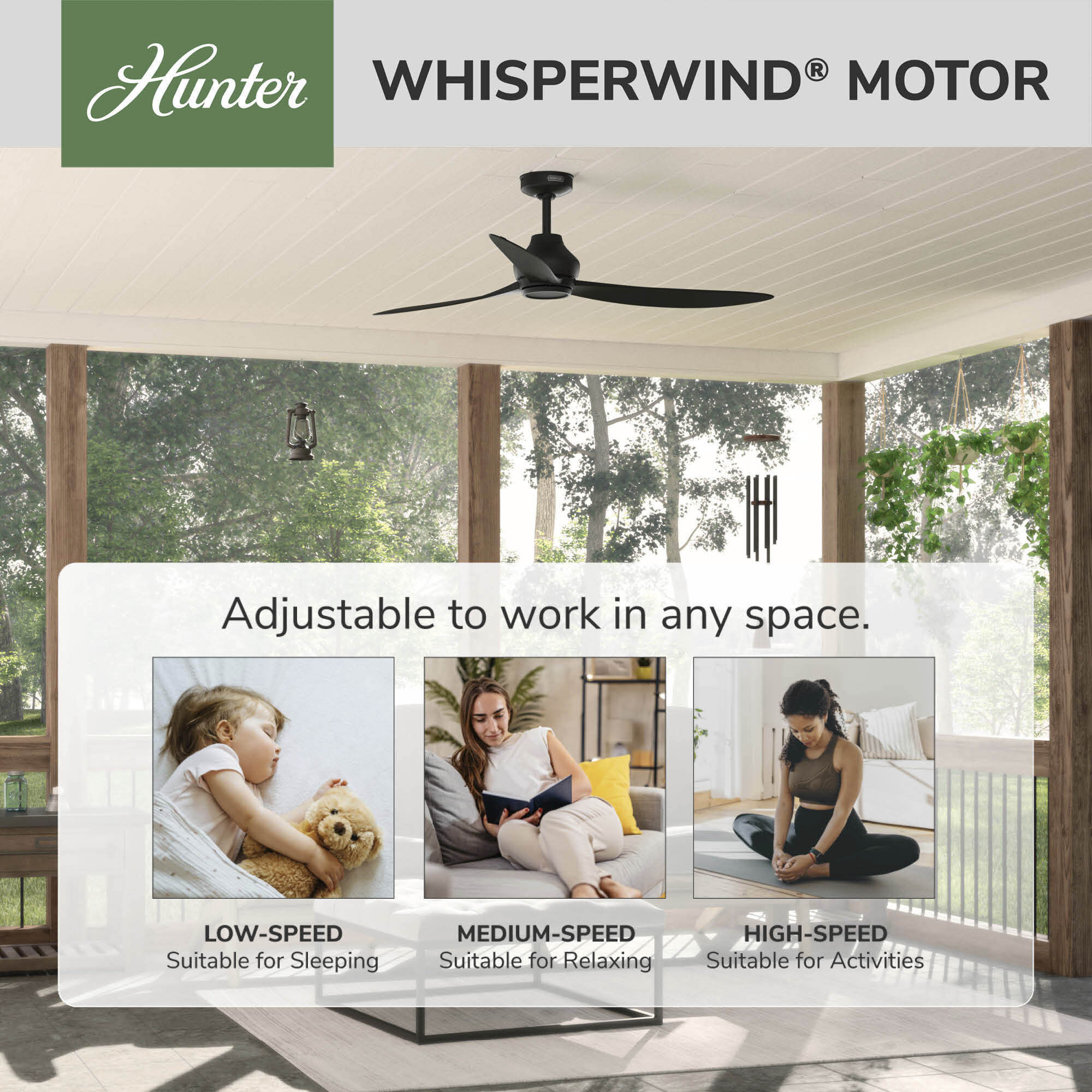 Mazzini 60 inch Matte Black Outdoor Ceiling Fan