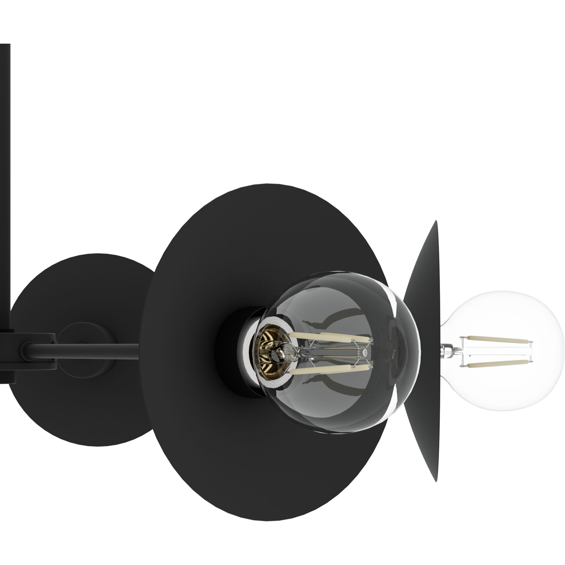 Fernando 8 Light 24 inch Flat Matte Black Chandelier Ceiling Light, Medium