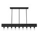 Donelson 9 Light 51 inch Natural Iron Linear Chandelier Ceiling Light