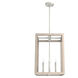 Squire Manor 4 Light 15 inch Brushed Nickel Pendant Ceiling Light 