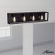 Squire Manor 4 Light 33 inch Matte Black Vanity Light Wall Light