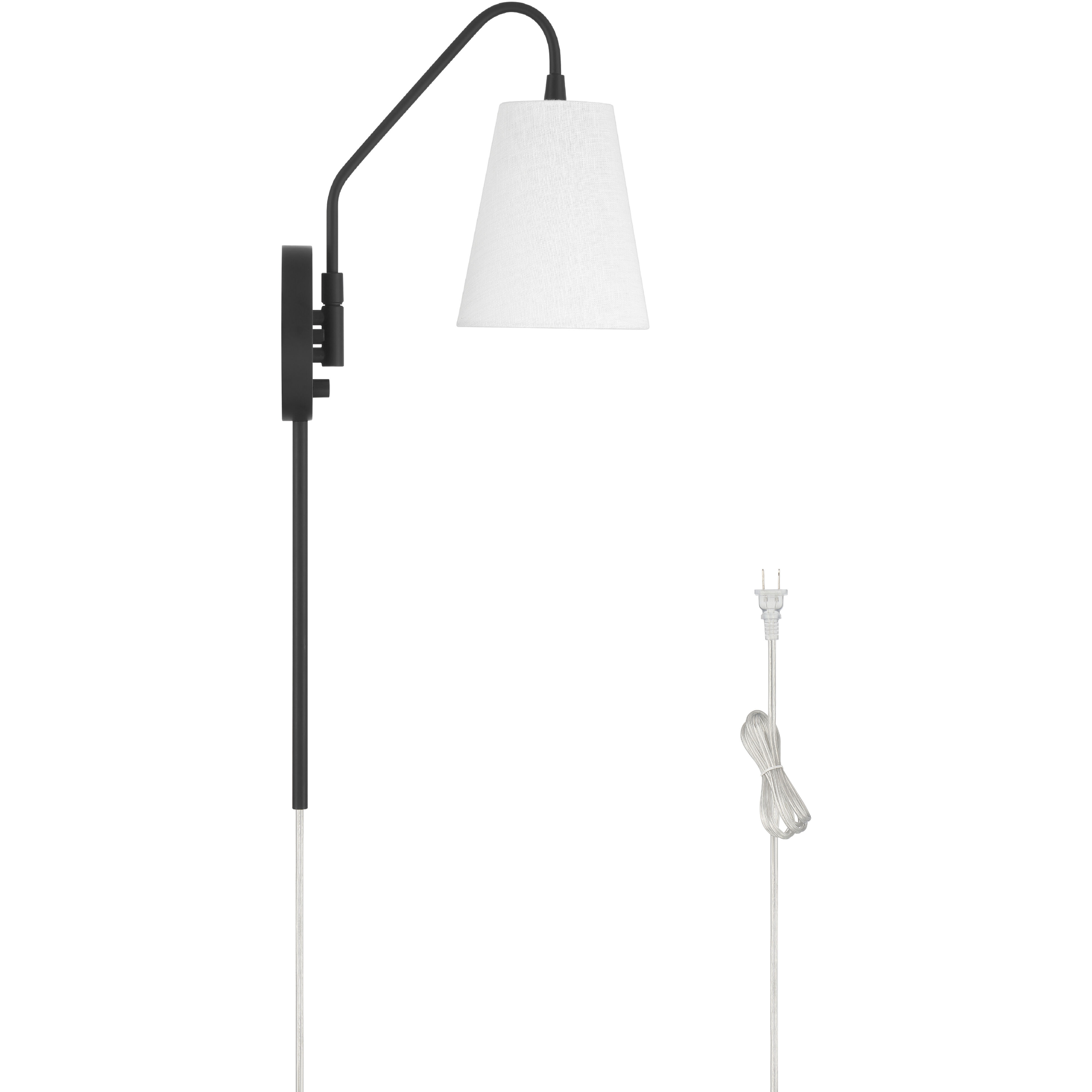 Valley Park 1 Light 6 inch Matte Black Pin Up Sconce Wall Light, Large