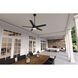 Skyflow 52 inch Matte Black Outdoor Ceiling Fan