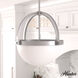 Wedgefield 3 Light 17 inch Brushed Nickel Pendant Ceiling Light