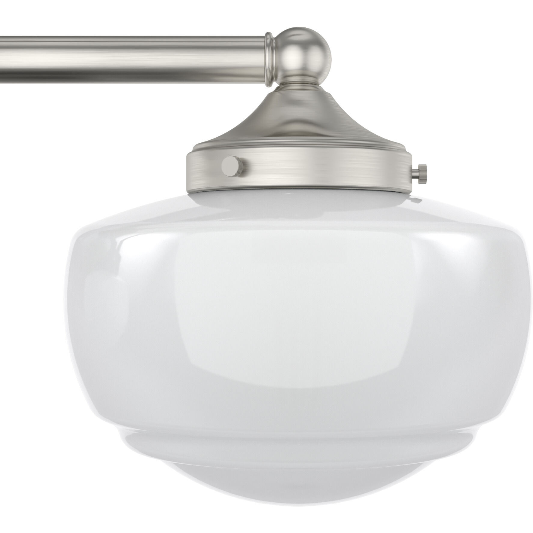 Saddle Creek 3 Light 33 inch Brushed Nickel Linear Chandelier Ceiling Light