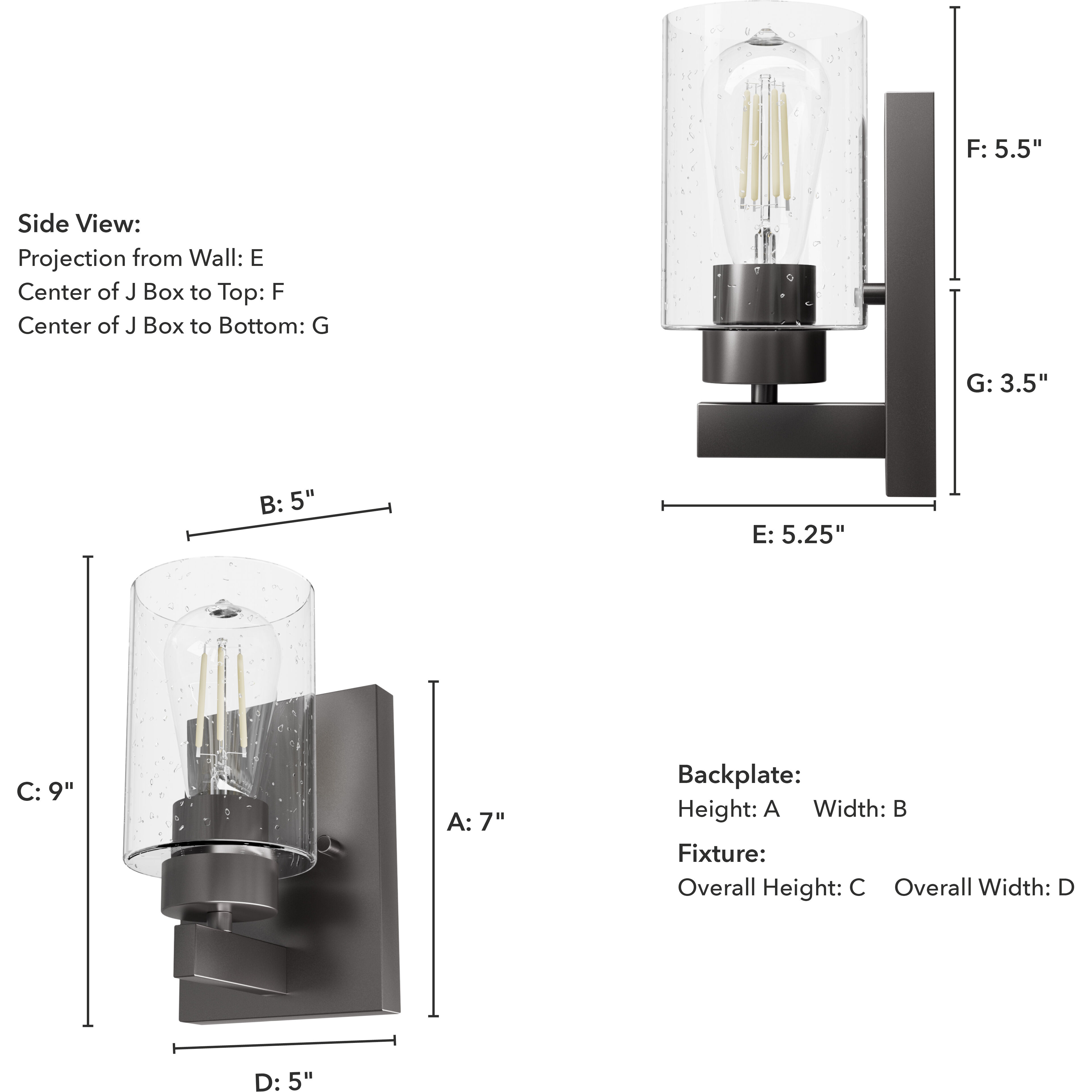 Hartland 1 Light 5 inch Noble Bronze Wall Sconce Wall Light, Small
