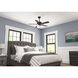 Swanson 44 inch Matte Black with Matte Black/Light Gray Oak Blades Ceiling Fan