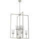Kerrison 8 Light 24 inch Brushed Nickel Foyer Pendant Ceiling Light