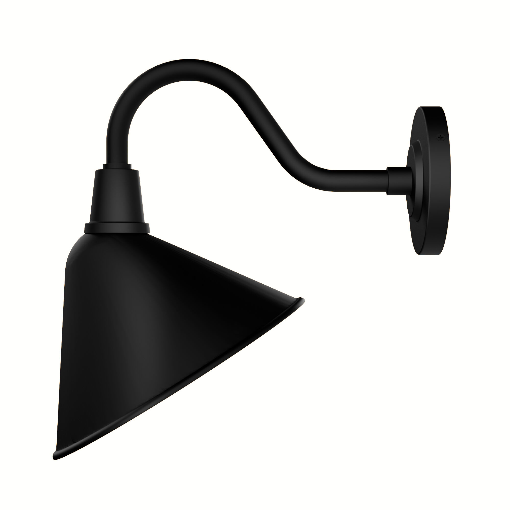 Cassius 1 Light 13.5 inch Matte Black Outdoor Wall Light, Medium