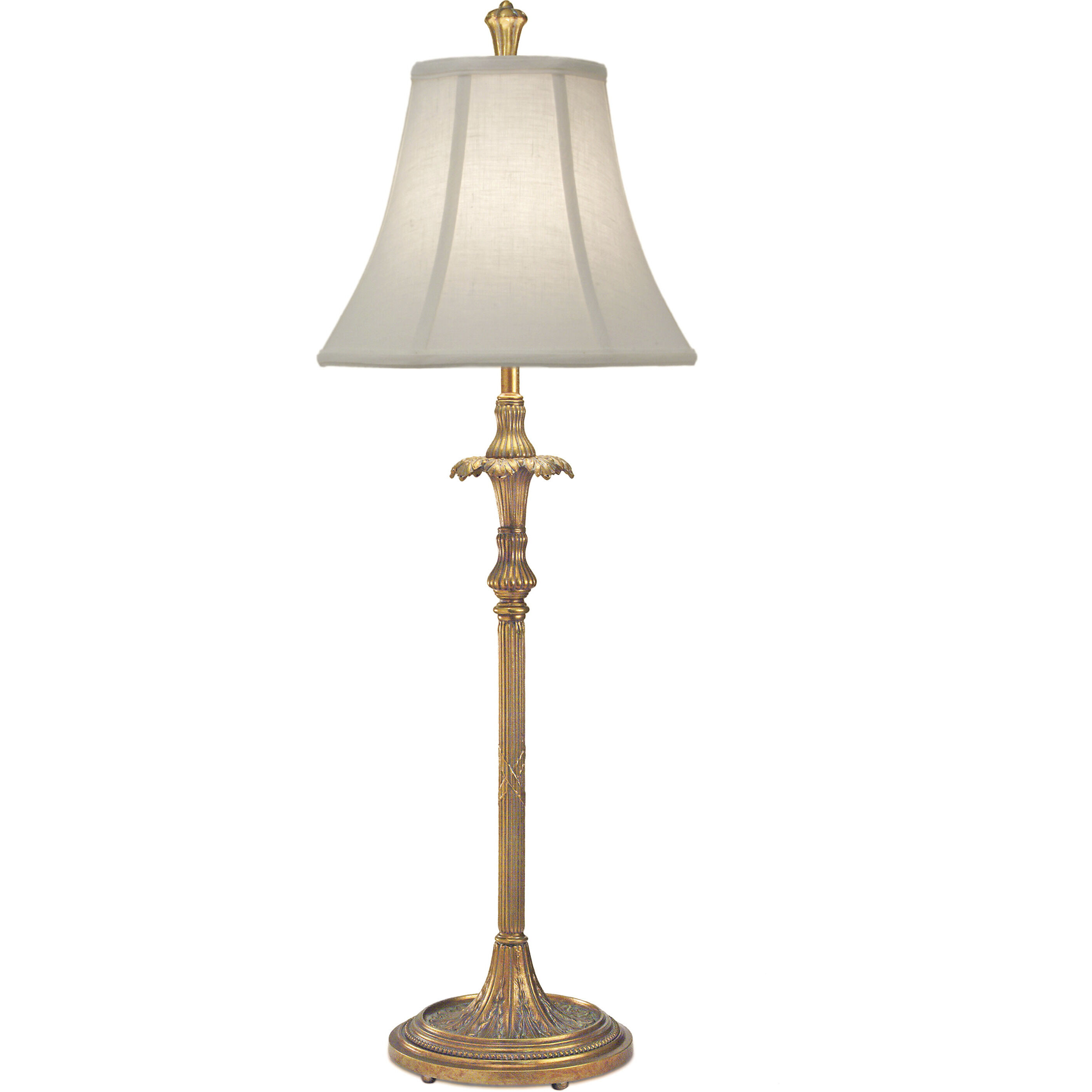 Ellie 35 inch 150 watt Polished Honey Brass Buffet Lamp Portable Light