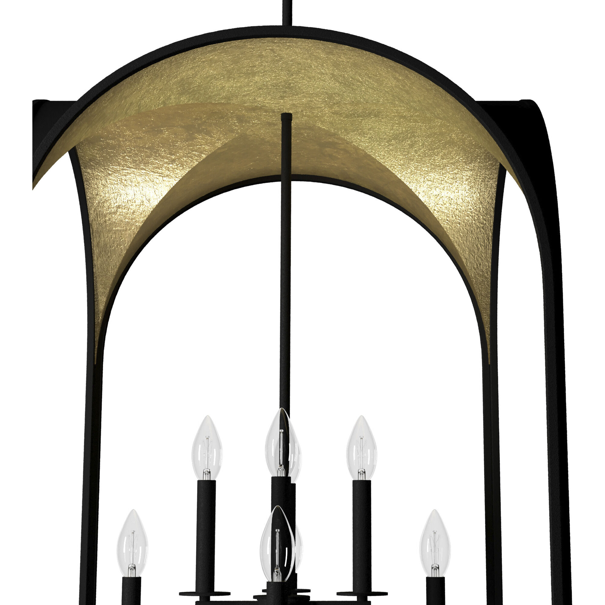 Dukestown 8 Light 23 inch Natural Iron Pendant Ceiling Light