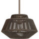 Brookhollow 1 Light 10.5 inch Sable Mini Pendant Ceiling Light