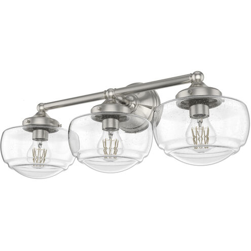 Saddle Creek 3 Light 23.5 inch Brushed Nickel Vanity Light Wall Light