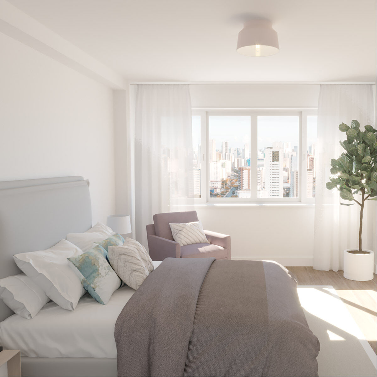 Cranbrook 1 Light 12 inch Blush Pink Flush Mount Ceiling Light