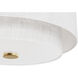 Brookside 2 Light 13.25 inch Luxe Gold Flush Mount Ceiling Light, Medium