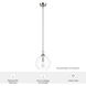 High Oaks 1 Light 9.75 inch Brushed Nickel Pendant Ceiling Light