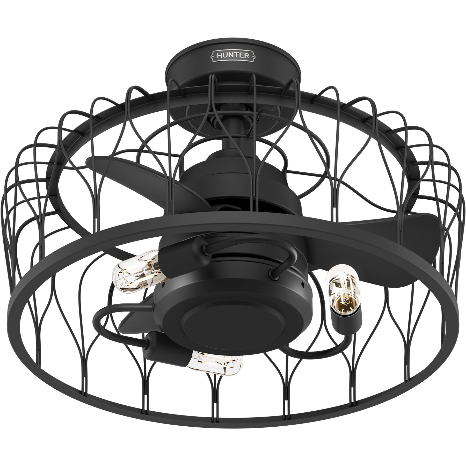 Rotonda 20 inch Matte Black Ceiling Fan