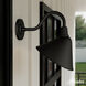 Cassius 1 Light 13.5 inch Matte Black Outdoor Wall Light, Medium