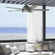 Skyflow 52 inch Matte Silver Outdoor Ceiling Fan