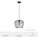 Redding 1 Light 12 inch Matte Black Swag Pendant Ceiling Light, Medium