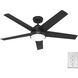 Skyflow 52 inch Matte Black Outdoor Ceiling Fan